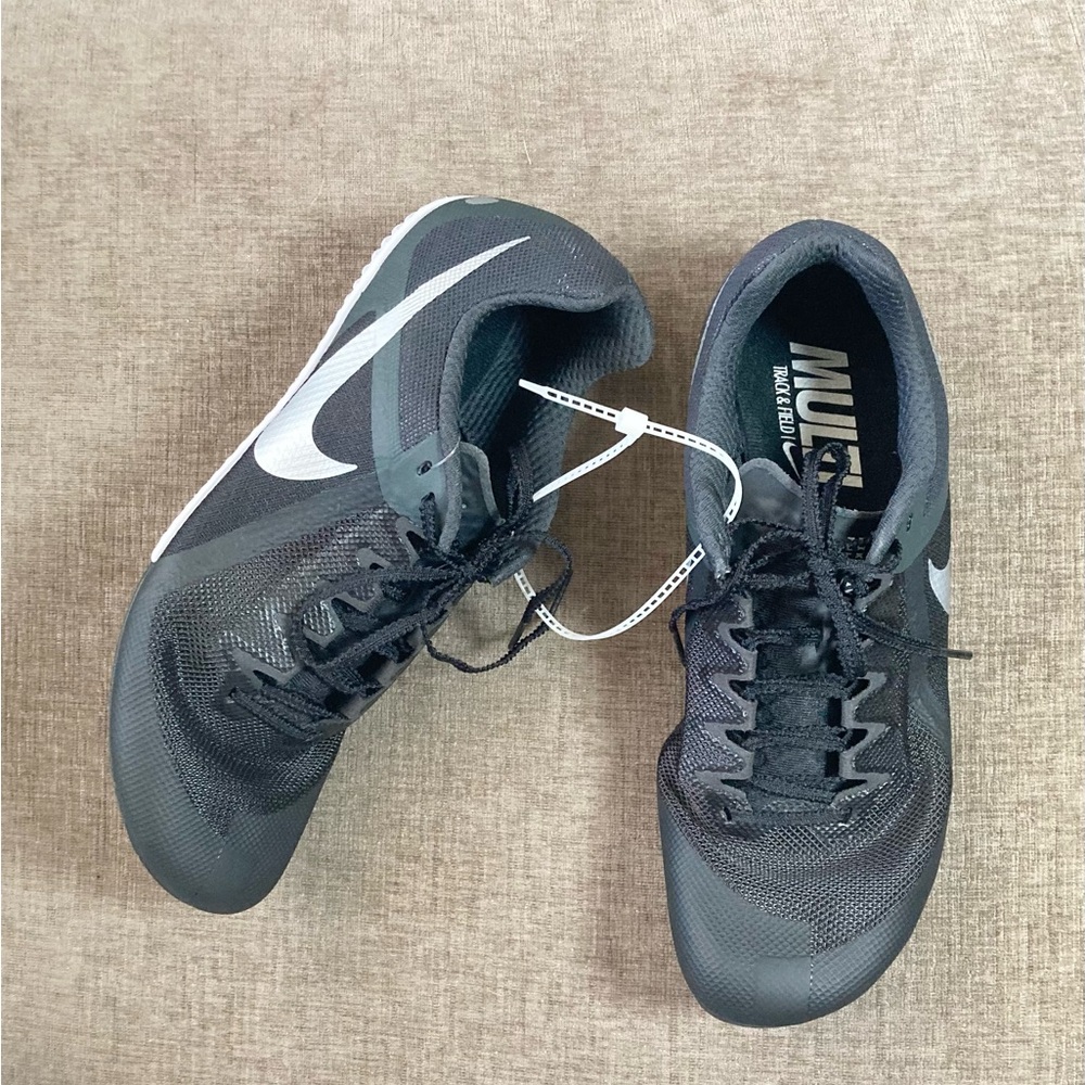 Nike Rival Multi Track Field Spikes Black Silver DC8749-001 Mens 10.5